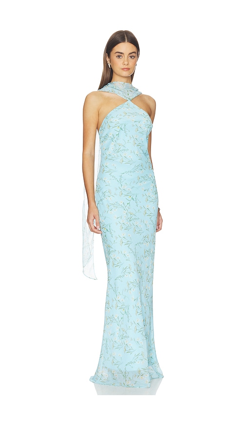Ashton Maxi Dress in Baby Blue.