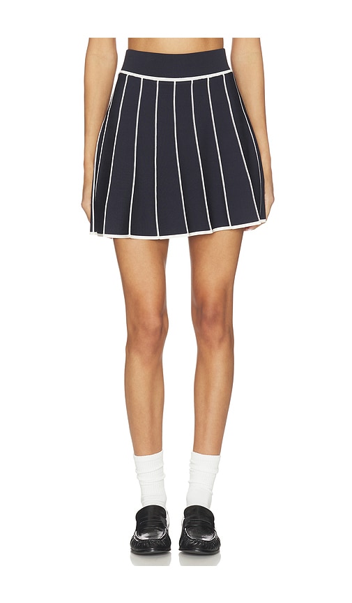Aurora Mini Skirt in Navy.