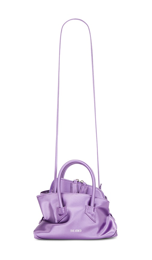 La Passeggiata Mini Top Handle Bag in Purple.