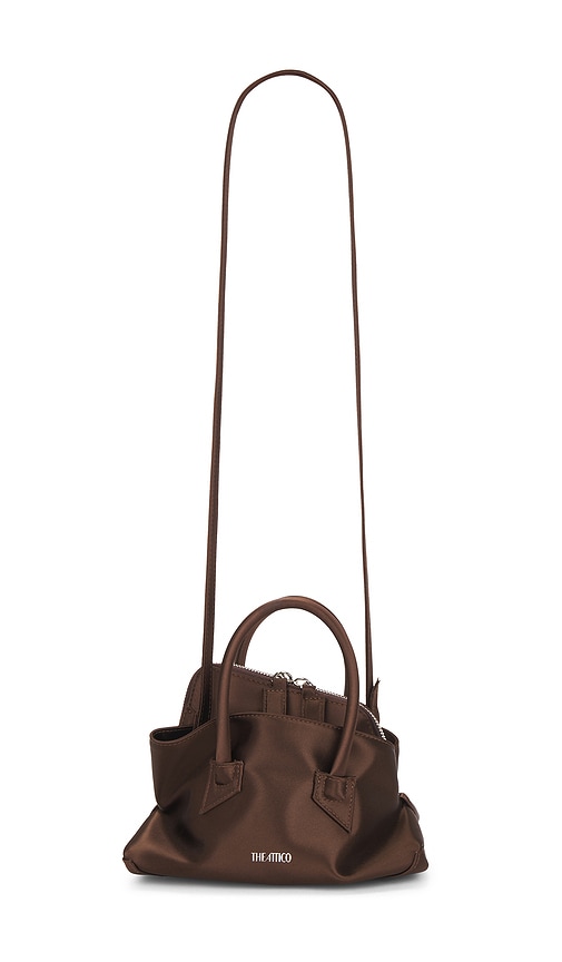 La Passeggiata Mini Top Handle Bag in Brown.