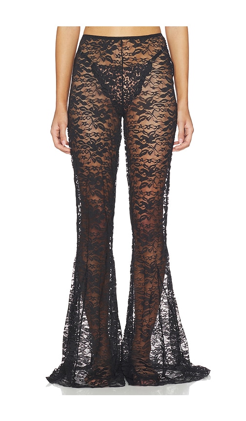 Stevie Flare Pants in Black. by KAT THE LABEL