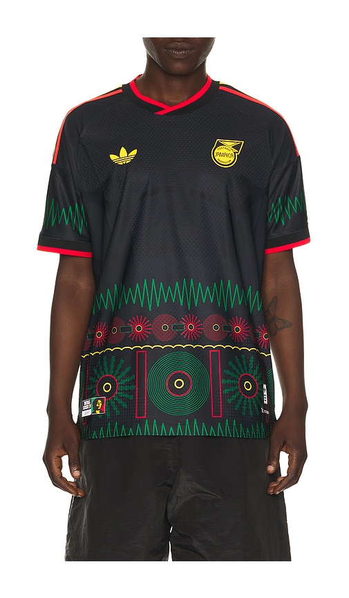 JFF Jamaica 26 Away World Cup Jersey in Black.