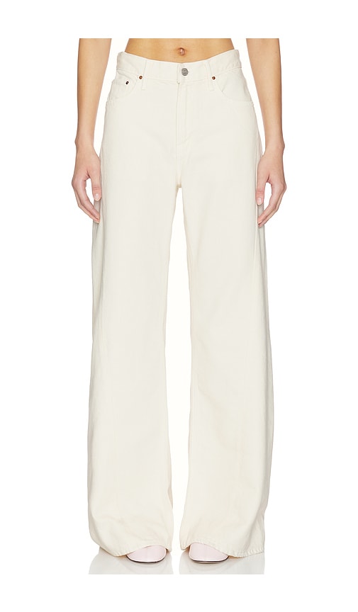 The Lemon Twist Sneak Jeans in Ivory.