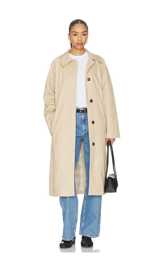 Robyn Car Coat in Beige. by Varley