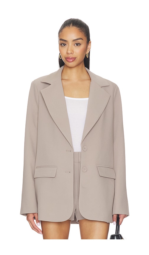 The Favorite Oversized Blazer in Taupe.