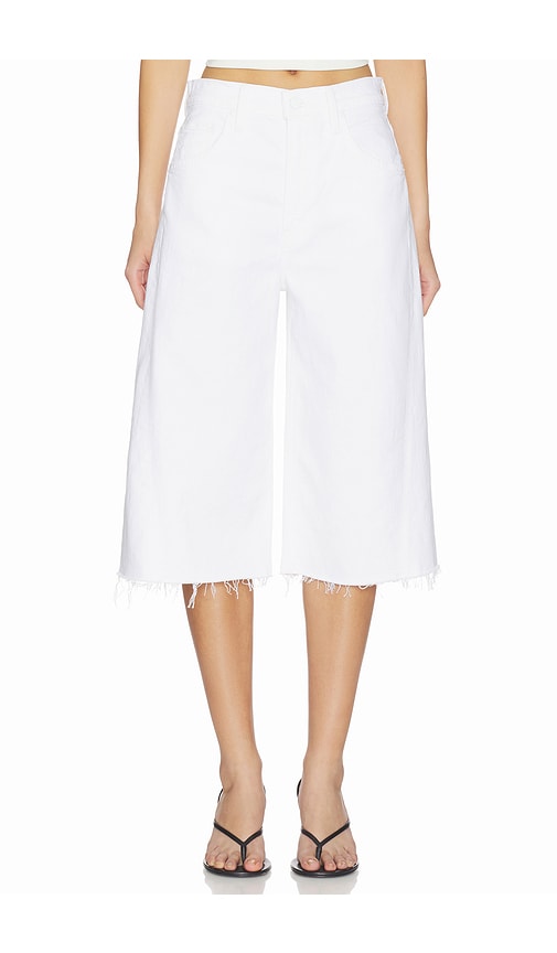 The Whole Lot Zip Twist Fray Jeans in Ivory.