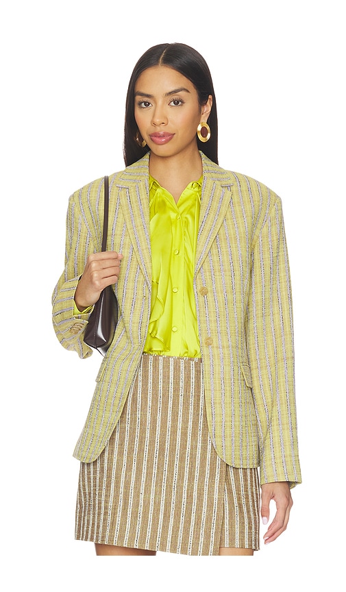 Matteo Blazer in Green,Lavender.