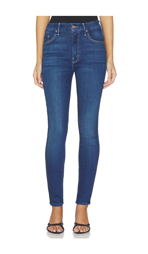High Waisted Looker Jeans in Blue.
