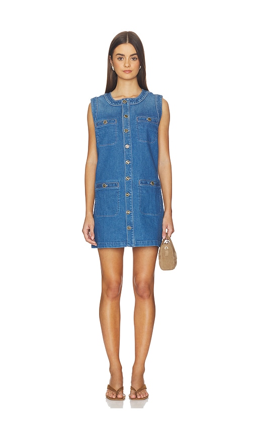 The Stashed Picky Mini Dress in Blue.