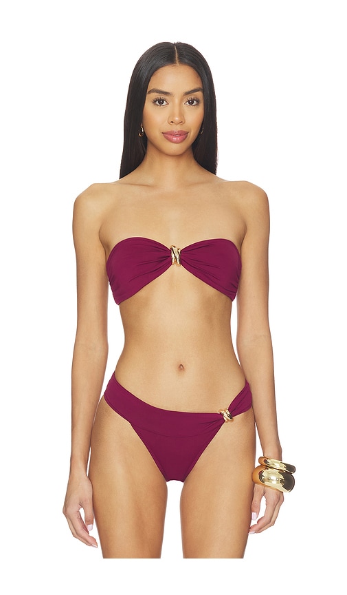 Formentera Top in Burgundy.