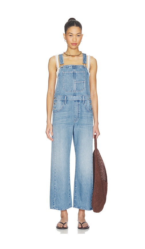The Half-pipe Overall Ankle Jeans in Blue.