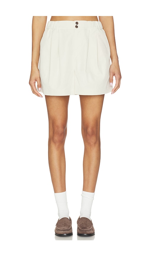Tansy Woven Short in Ivory.
