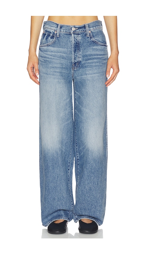 The Delinquent Button Nerdy Jeans in Blue.