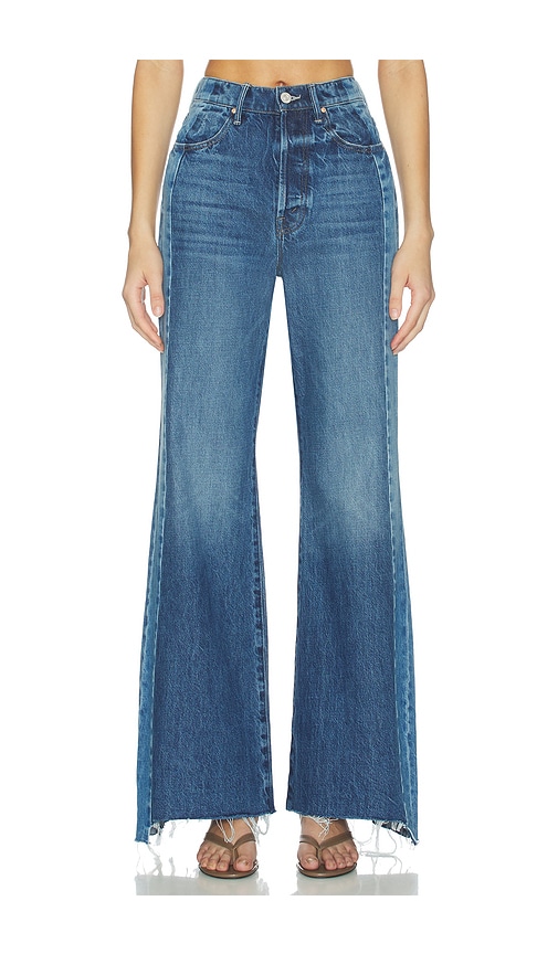 The Tux Sidestepper Sneak Fray Jeans in Blue.