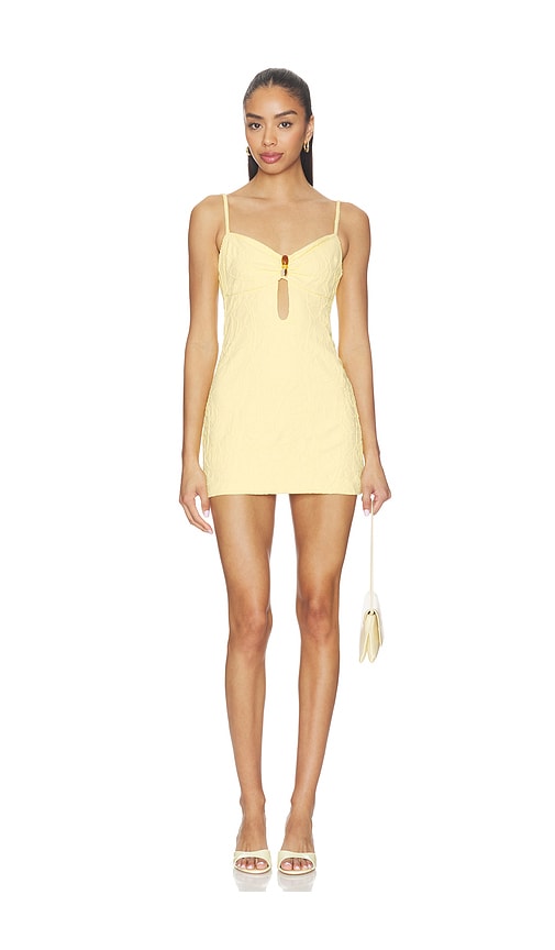 Imani Dress in Yellow.