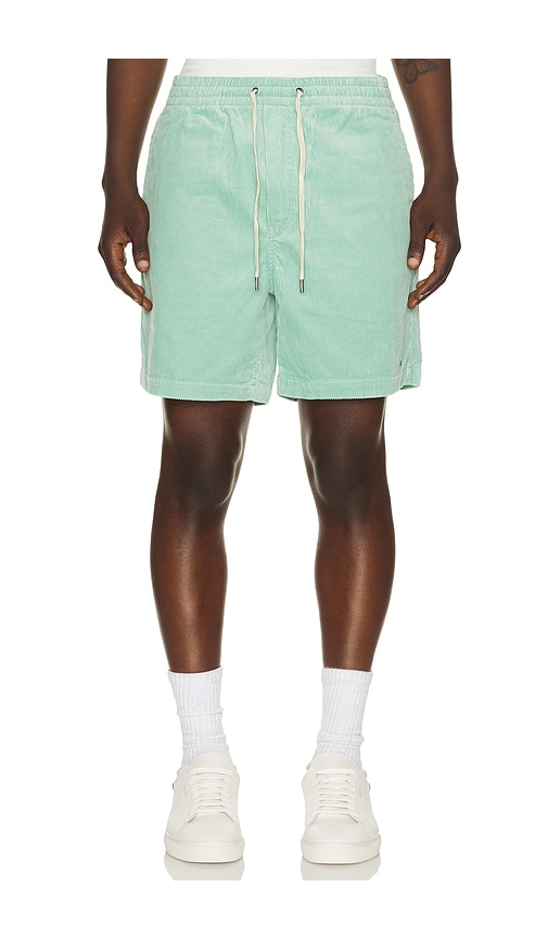 8 Wale Soft Fade Corduroy Pull On Prepster Short 6 in Mint.