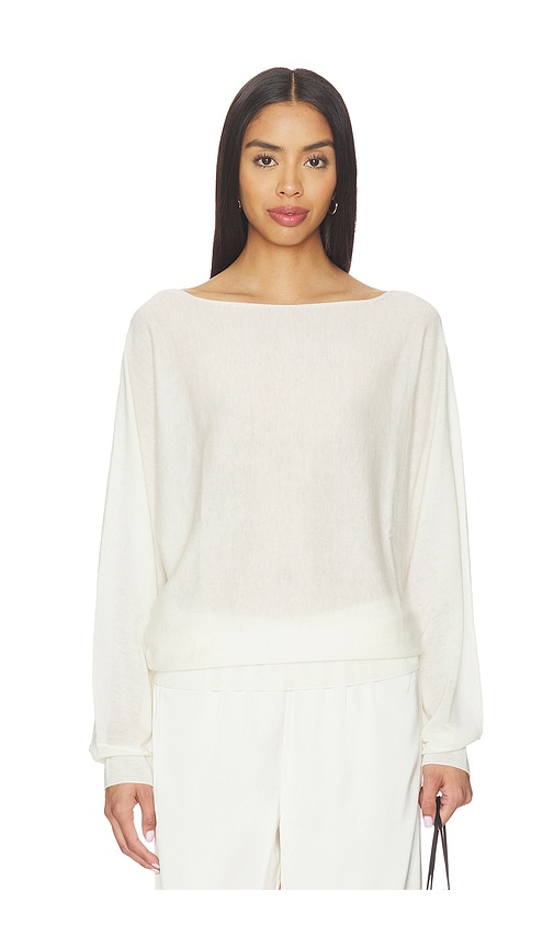 The Effortless Sweater in Ivory.