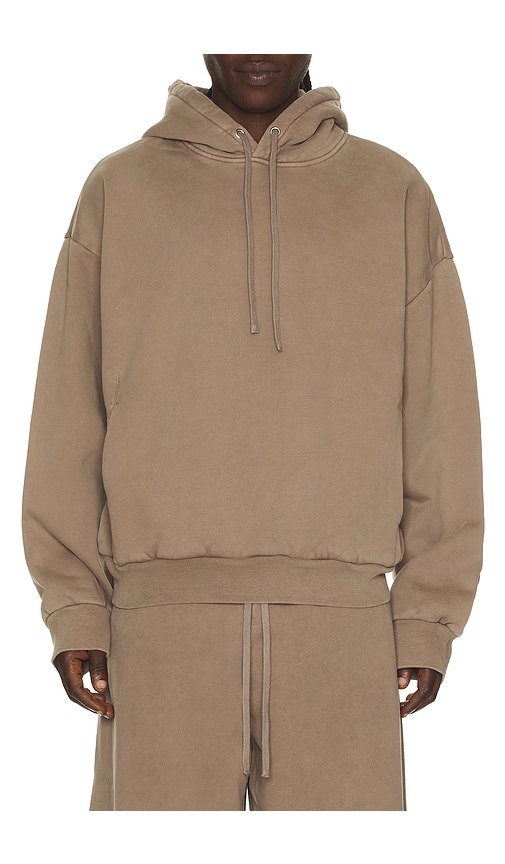 Heavyweight Fleece Hoodie in Neutral.