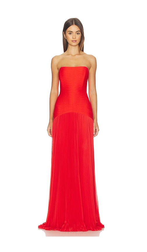 Sunniva Dress in Red. - size M (also in L, S)