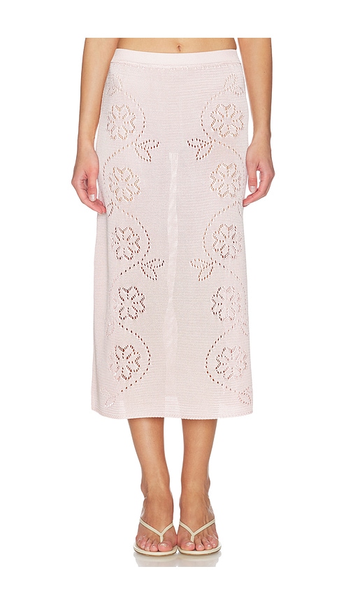 Vine Floral Skirt in Pink. - size XS (also in L)