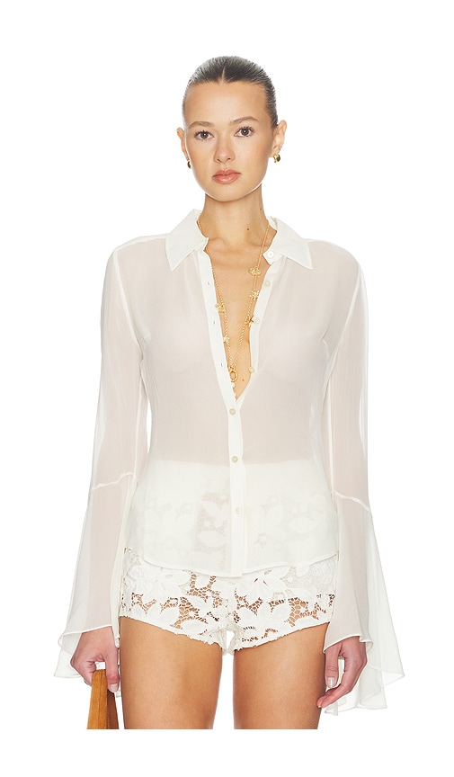 Arlo Shirt in Ivory.
