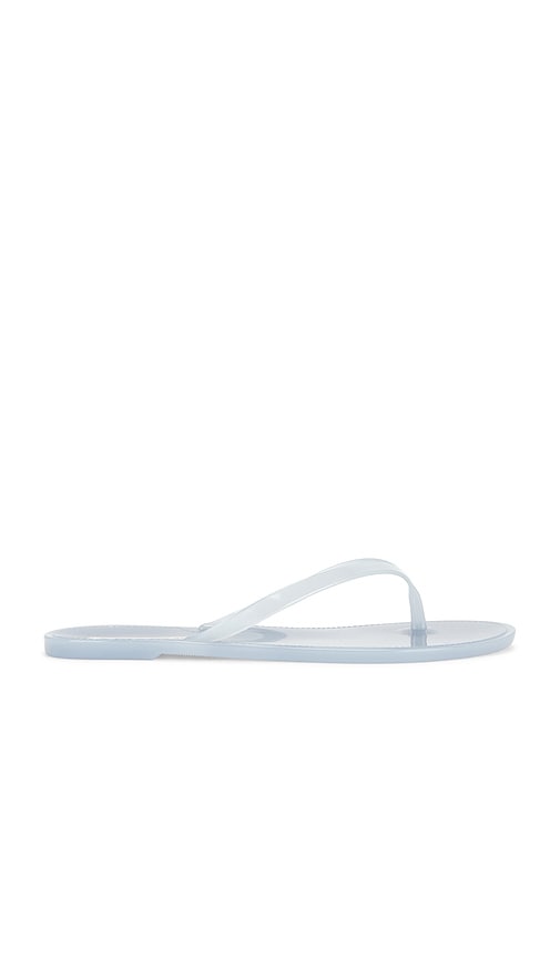 Crystal Flip Flop in Baby Blue.