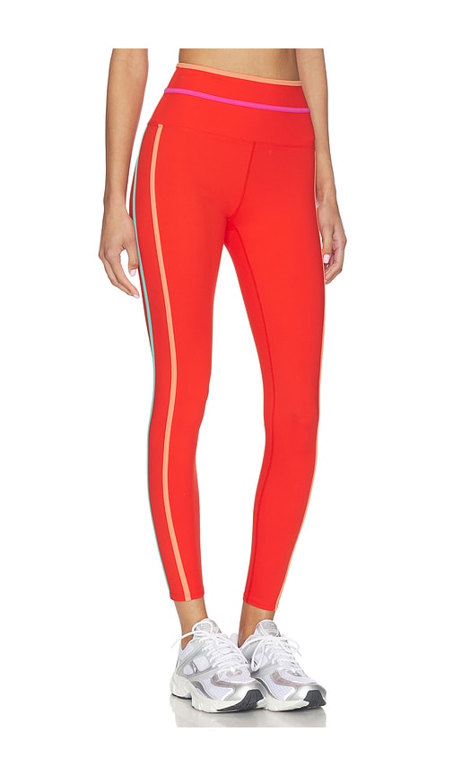 Solara Leggings in Red. - size L (also in M, S, XS)