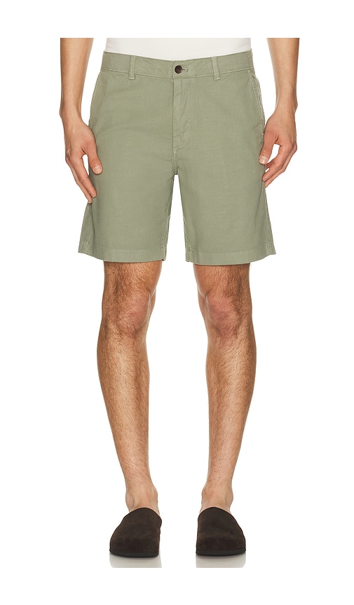 Essential Chino Shorts in Army. by Faherty