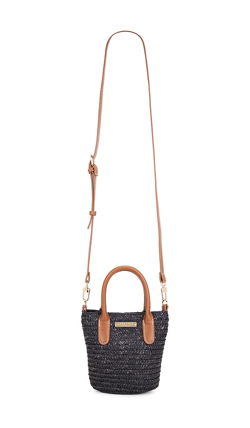 Micro Tote Bag in Black.
