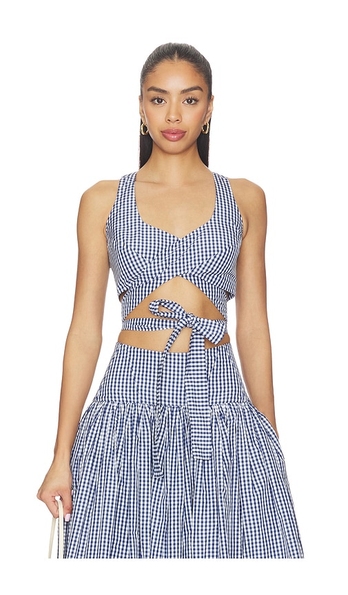 Lex Top in Navy,White. - size L (also in M, S, XS)