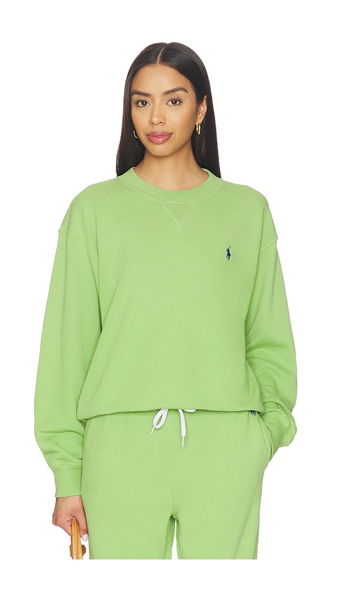 Island Crew Neck Sweatshirt in Green.
