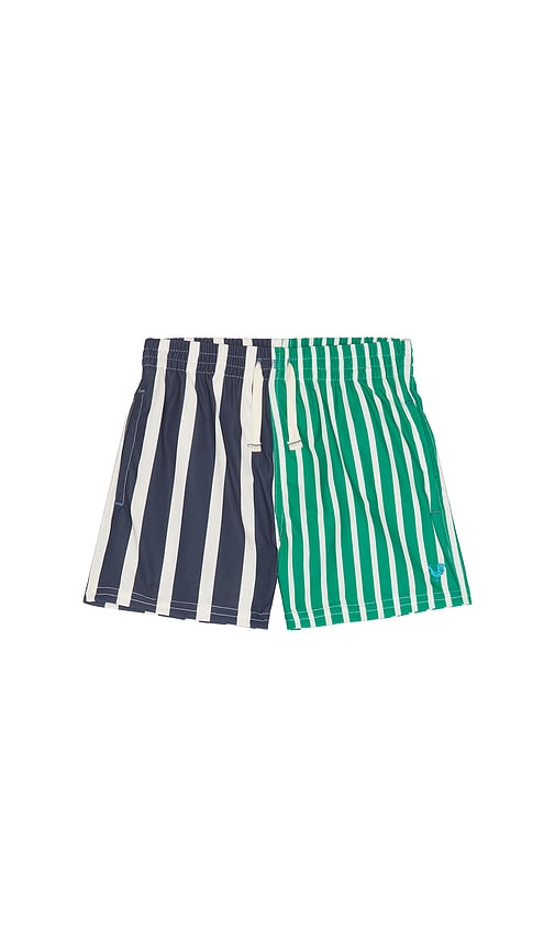 Boys Swim Trunk in Navy. - size 5 (also in 2, 3, 4) by Pink Chicken