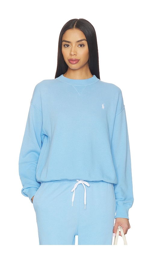 Island Fleece Crewneck Sweater in Blue. - size L (also in M, S, XS, XXS)