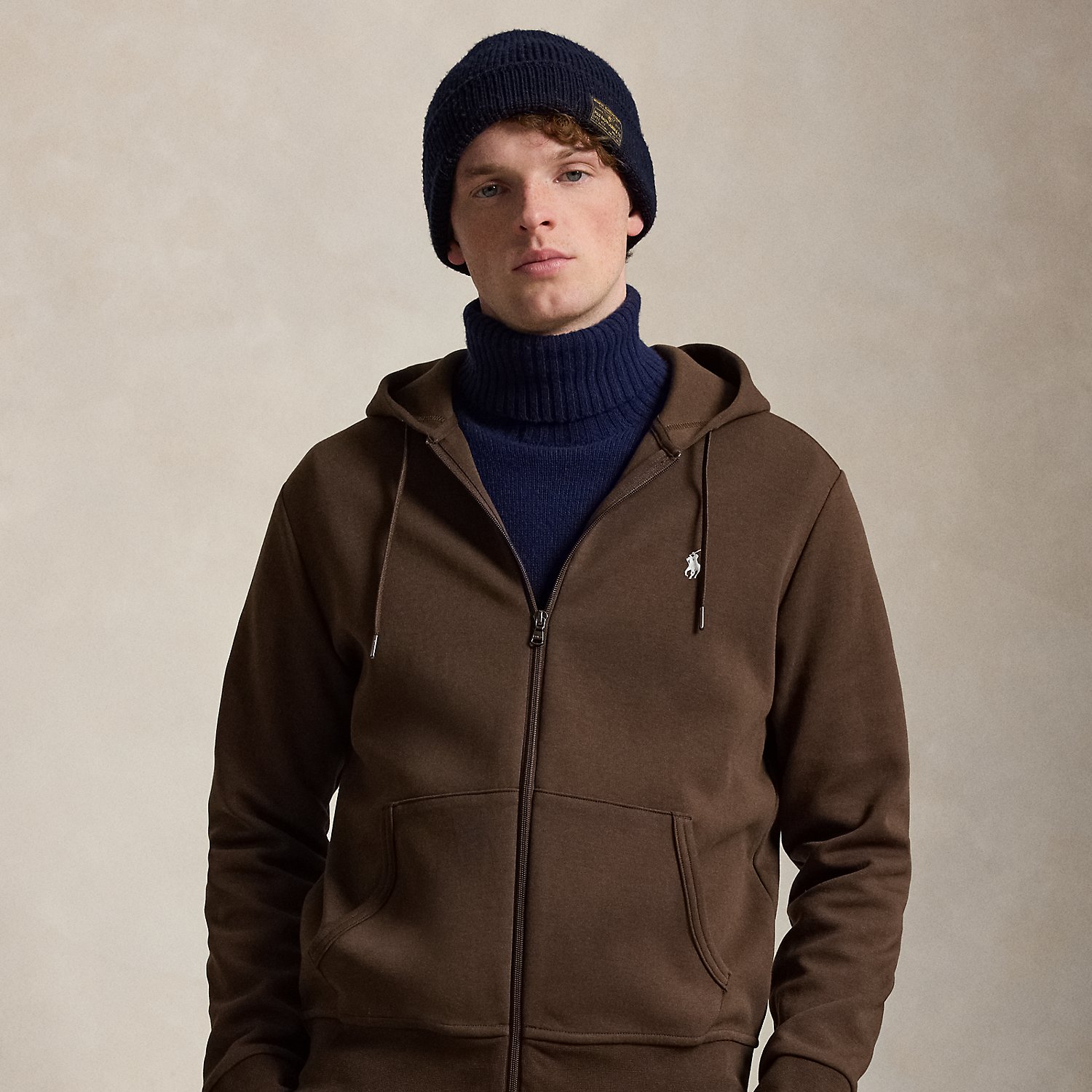 Double-Knit Full-Zip Hoodie