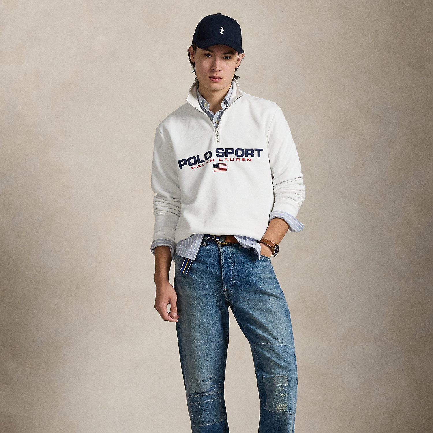 Polo Sport Fleece Quarter-Zip Sweatshirt