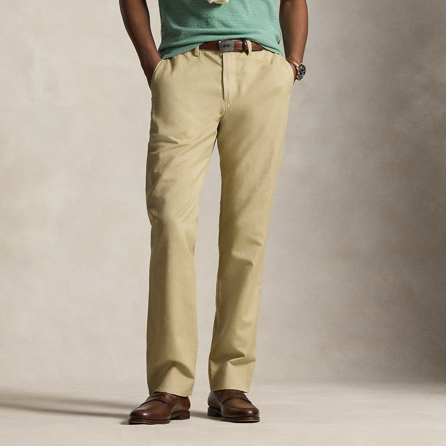 Bedford Classic Fit Linen-Cotton Trouser