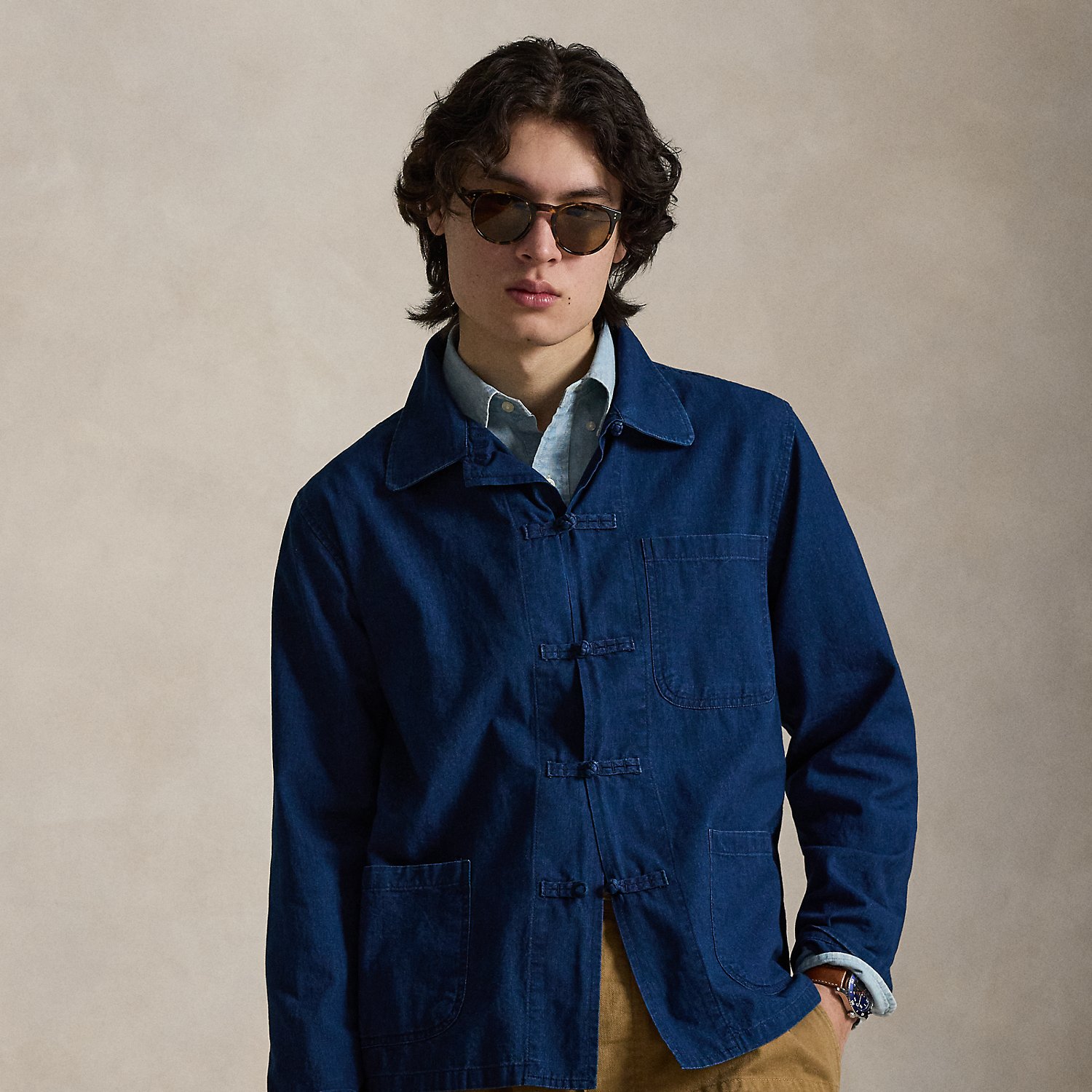 Indigo Chambray Jacket by Polo Ralph Lauren