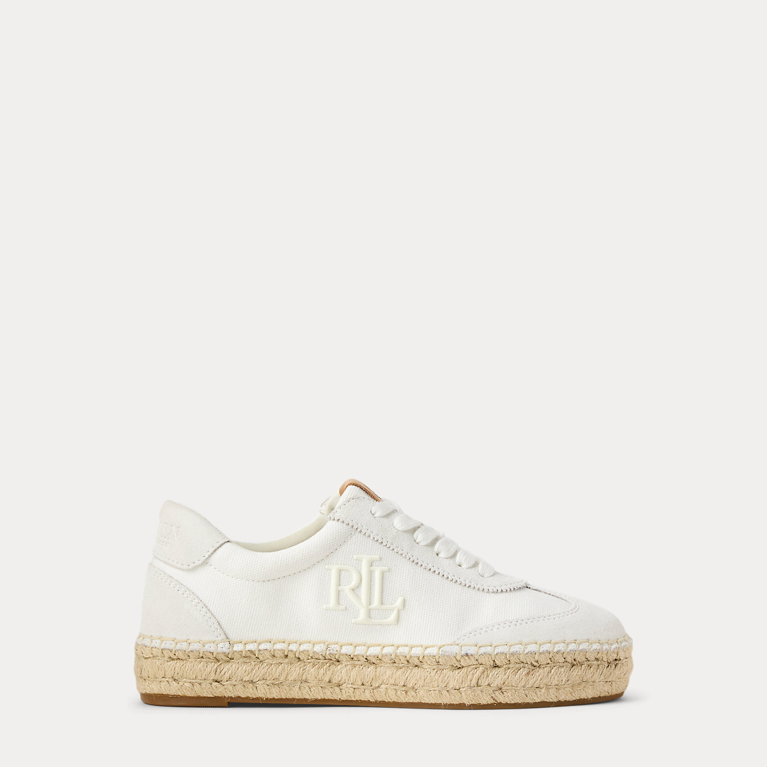 Luize Canvas & Suede Espadrille Trainer by Lauren Ralph Lauren