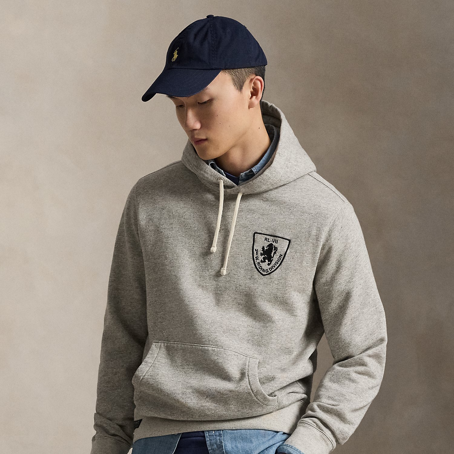 Embroidered Fleece Hoodie