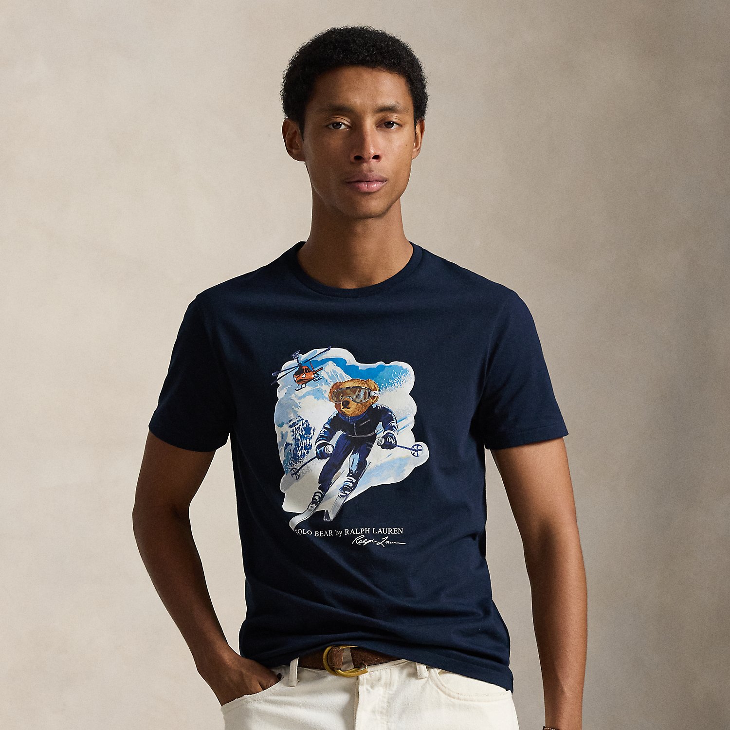 Custom Slim Fit Polo Bear T-Shirt