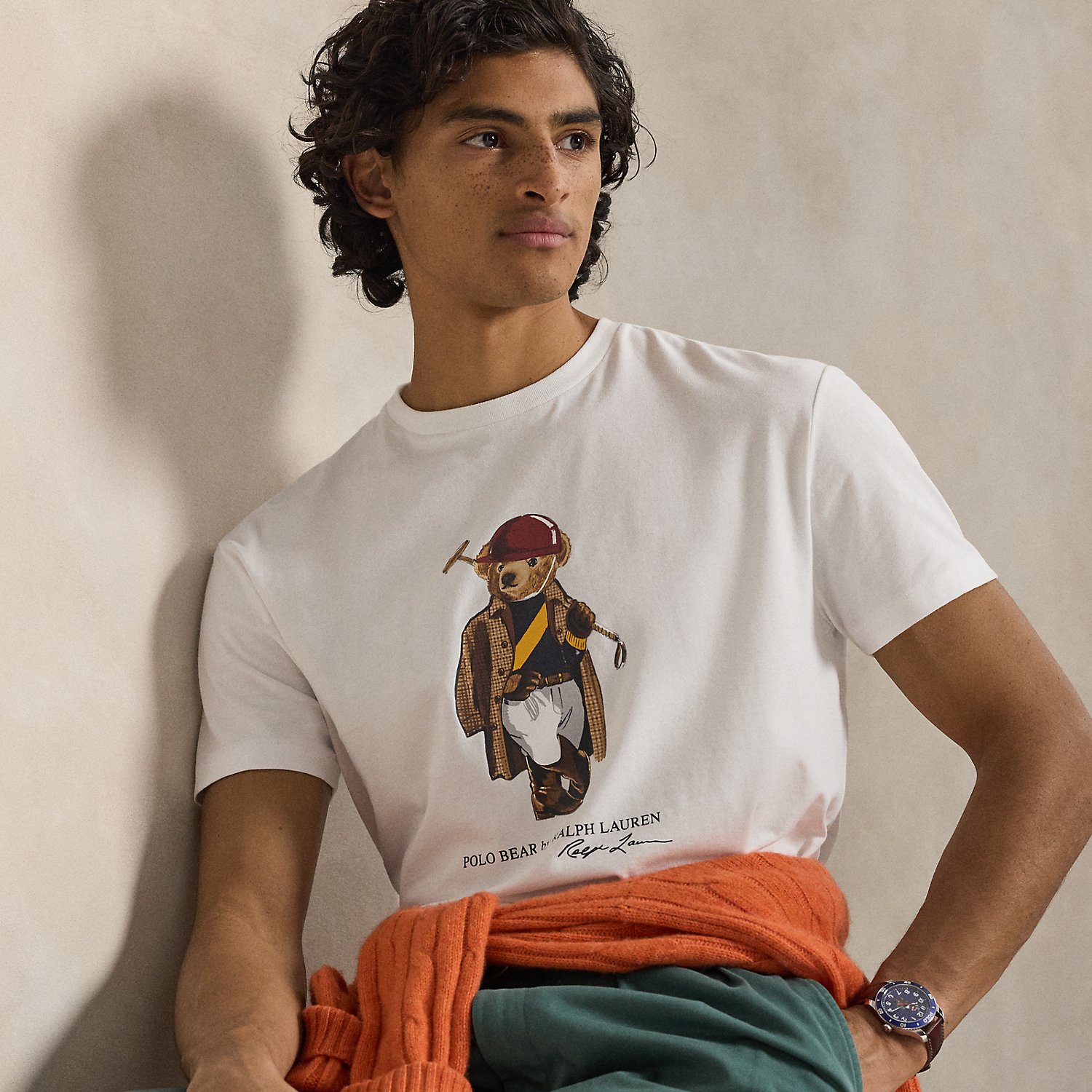 Custom Slim Fit Polo Bear T-Shirt