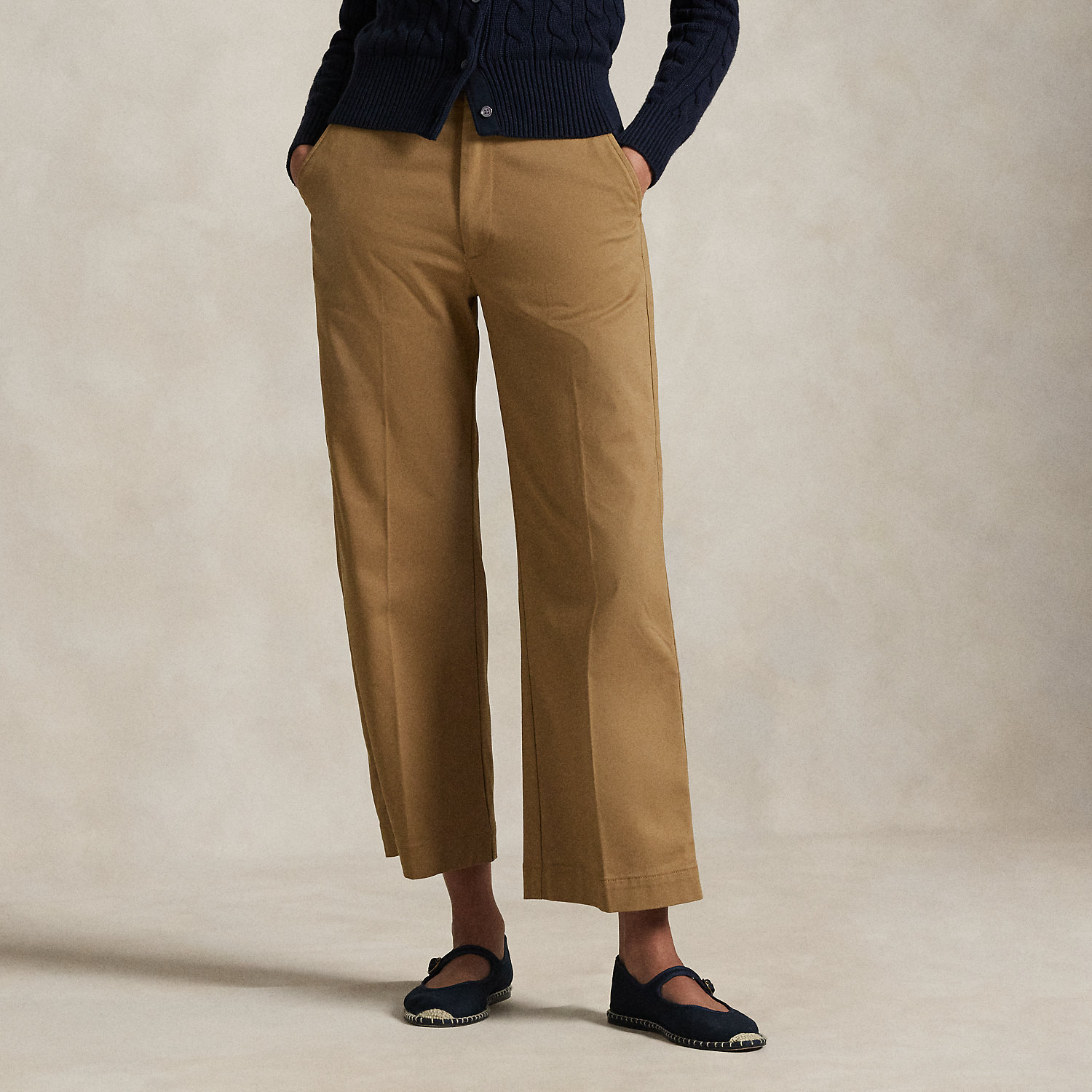 Chino Wide-Leg Trouser