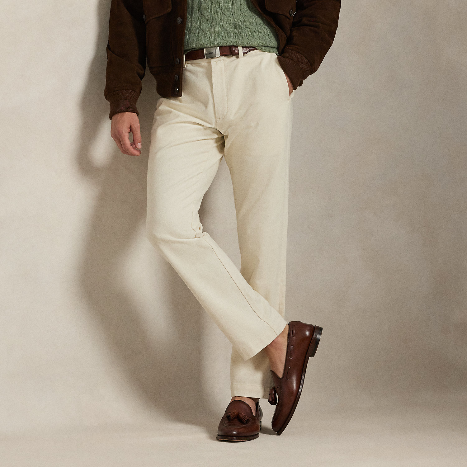Manhasset Stretch Straight Chino Trouser