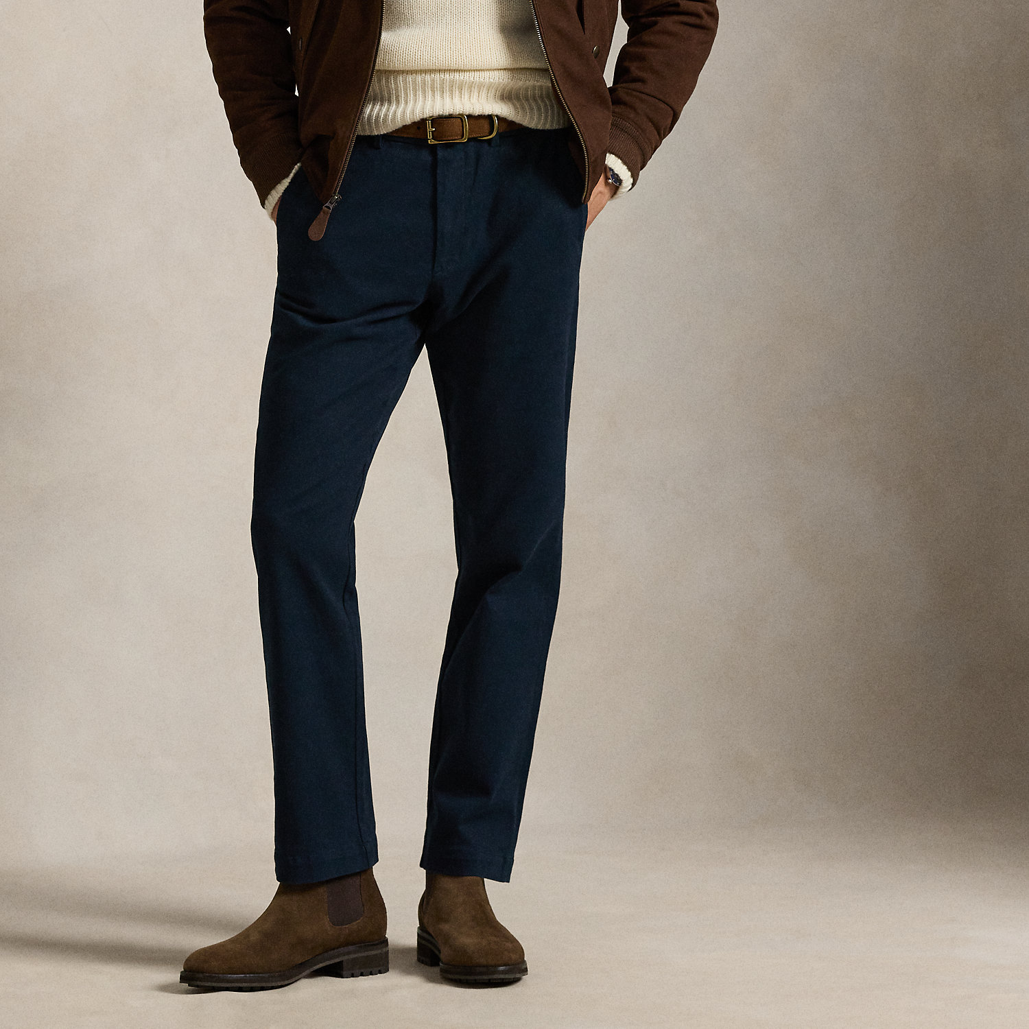 Manhasset Stretch Straight Chino Trouser