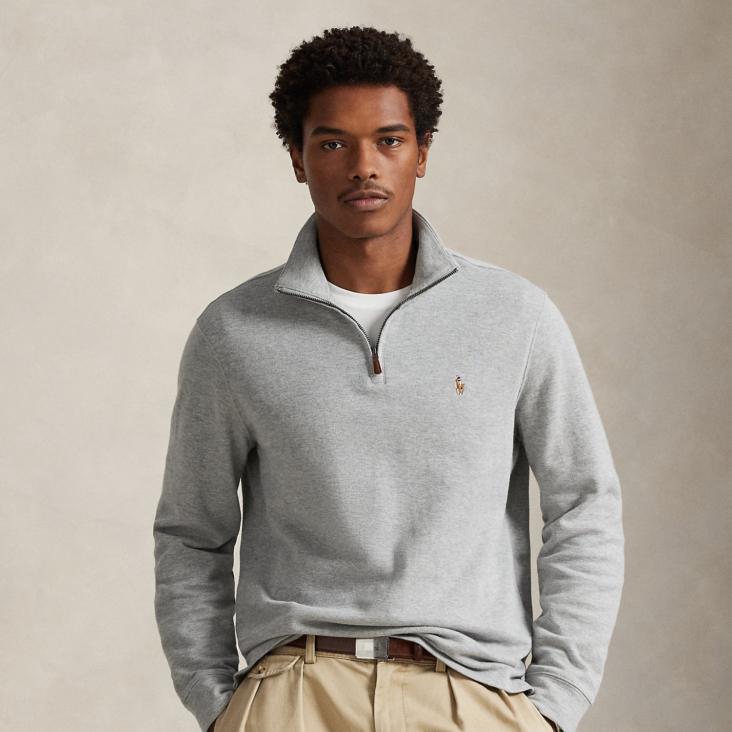 Estate-Rib Quarter-Zip Pullover