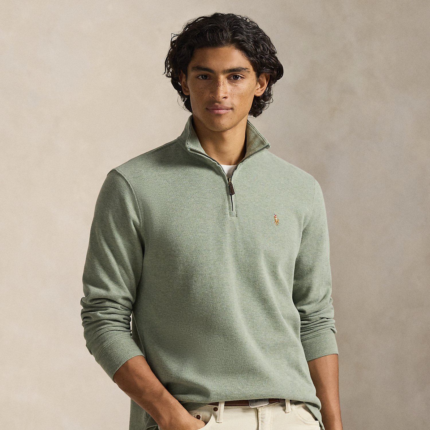 Estate-Rib Quarter-Zip Pullover