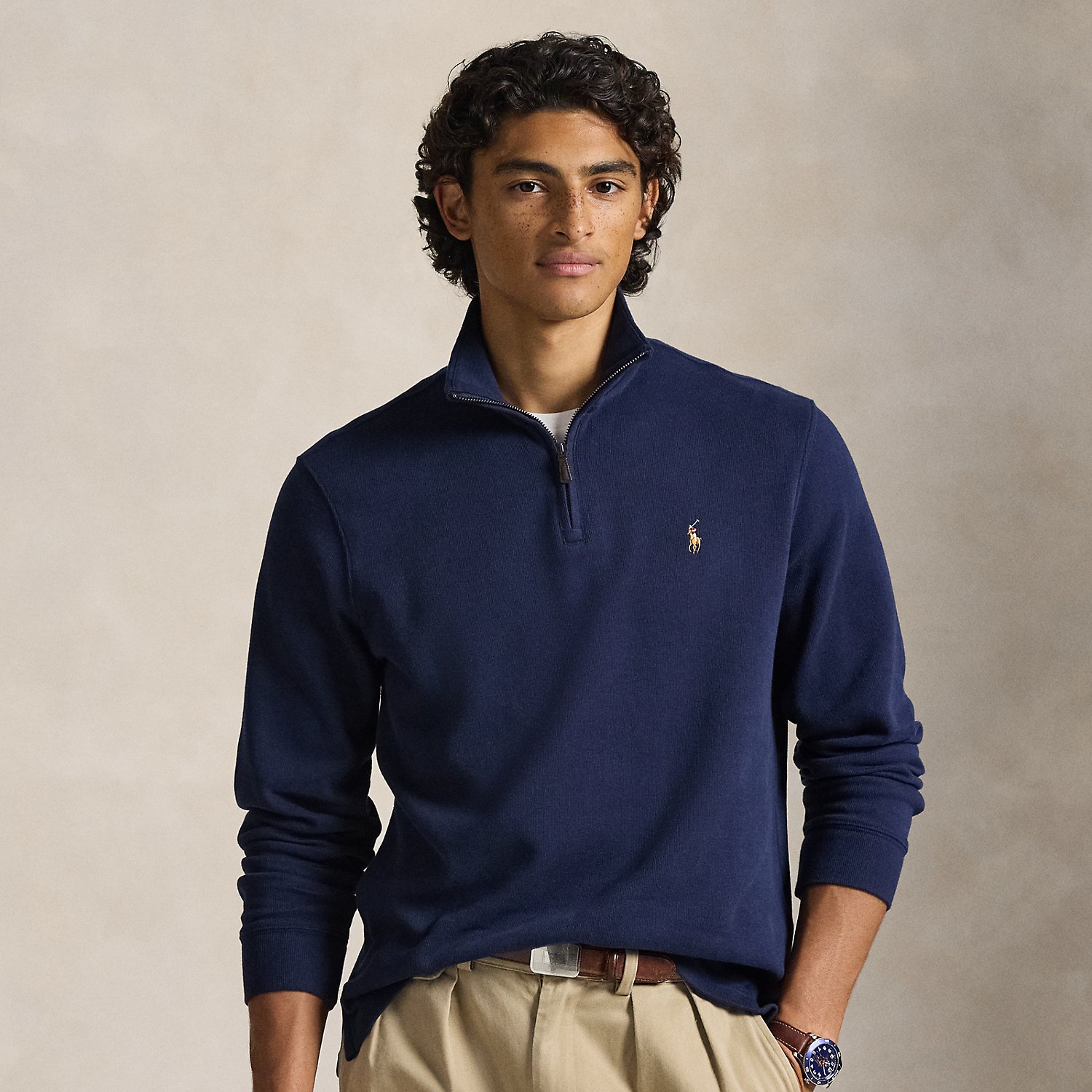 Estate-Rib Quarter-Zip Pullover