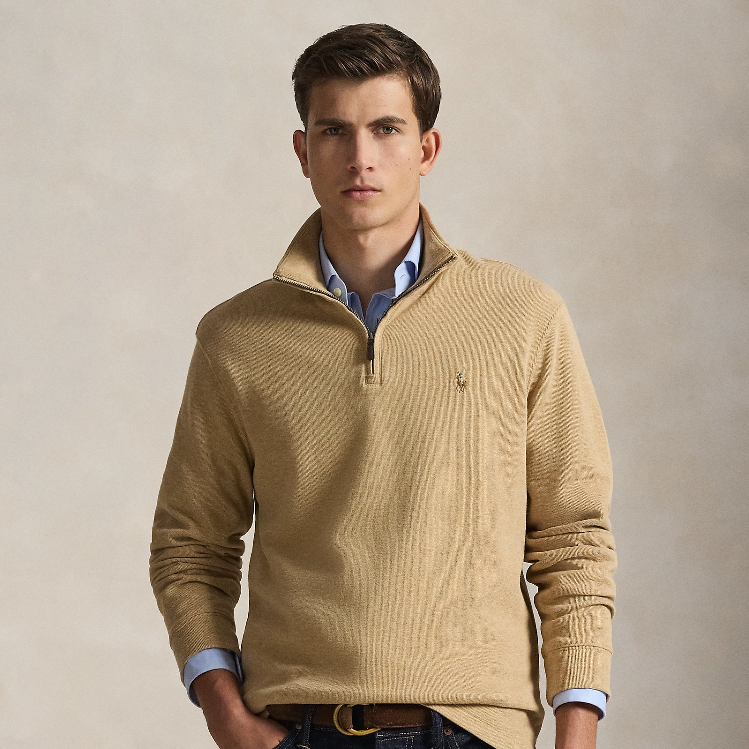 Estate-Rib Quarter-Zip Pullover
