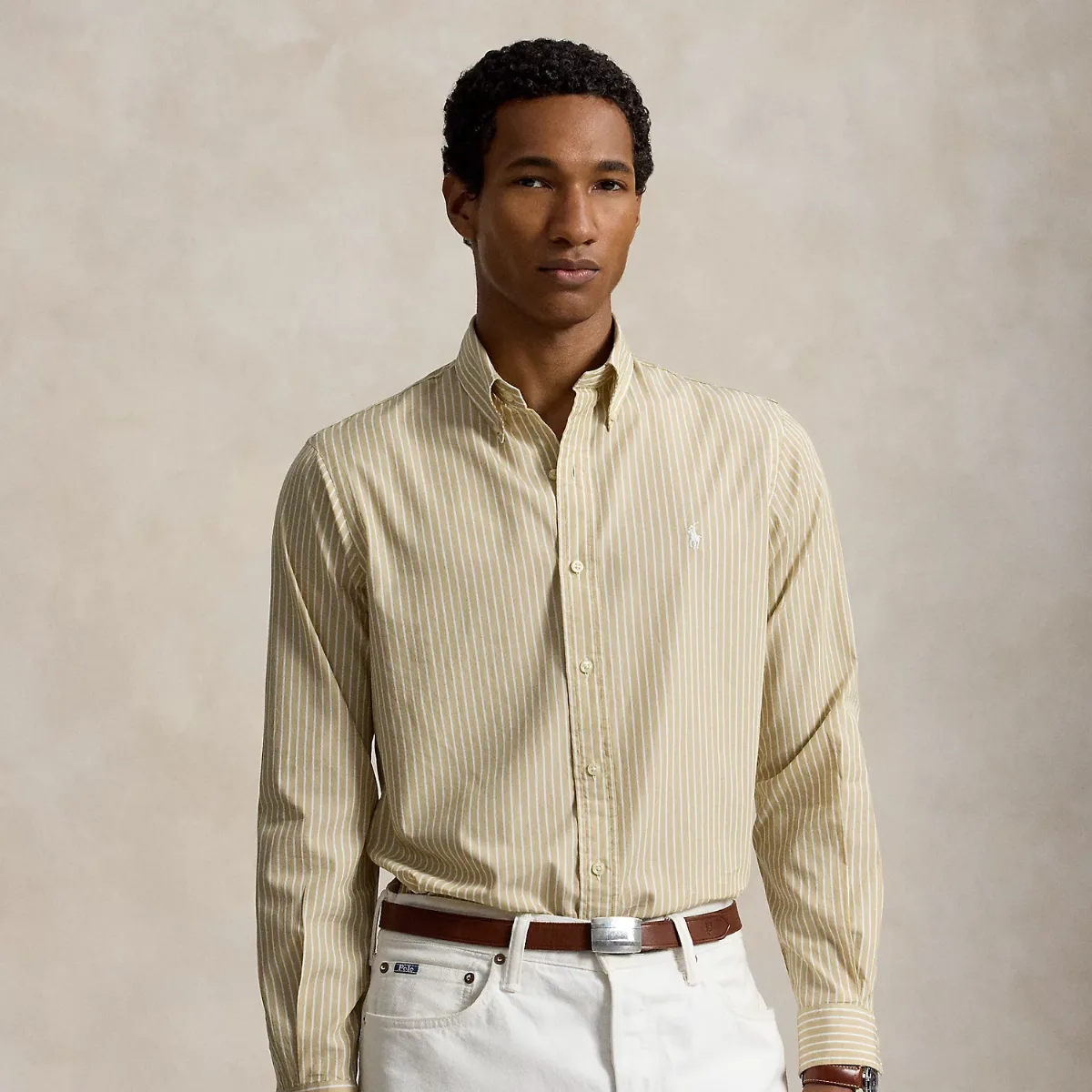 Custom Fit Striped Broadcloth Shirt by Polo Ralph Lauren