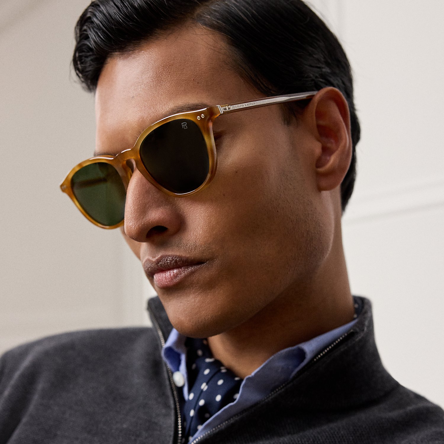 Automotive Round Sunglasses by Ralph Lauren